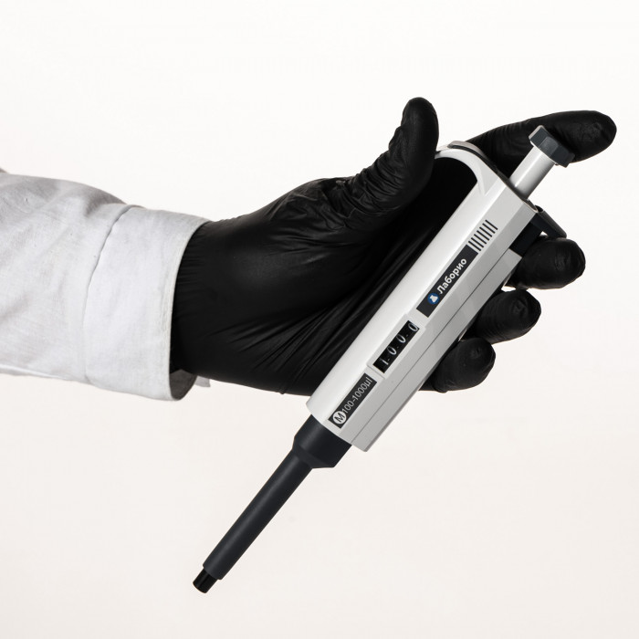 Дозатор пипеточный 100-1000 мкл, одноканальный, с переменным объемом, механический / Лаборио ДПОП М-1000