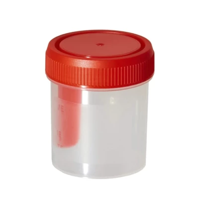 Контейнер 60 мл для сбора биоматериалов, шпателем, стерильный, 250шт