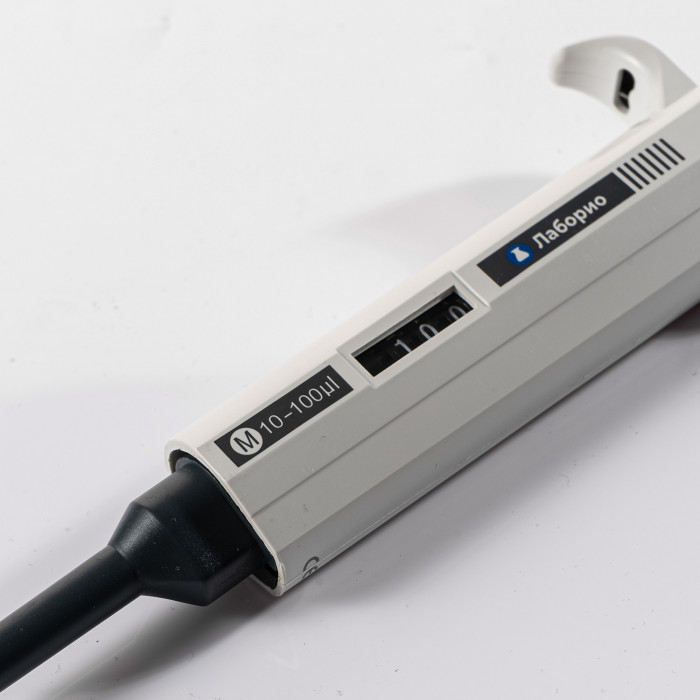 Дозатор пипеточный 1000-5000 мкл, одноканальный, с переменным объемом, механический (ДПОП)/ Лаборио М-5000 (5 мл)