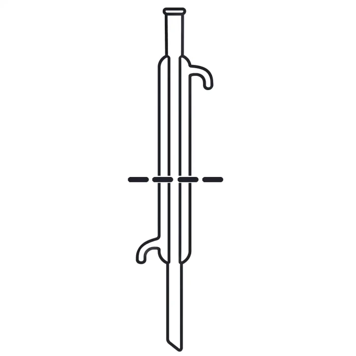 Холодильник прямой (Либиха) ХПТ-3-500 ТС, без шлифов, термостойкий, 500 мм