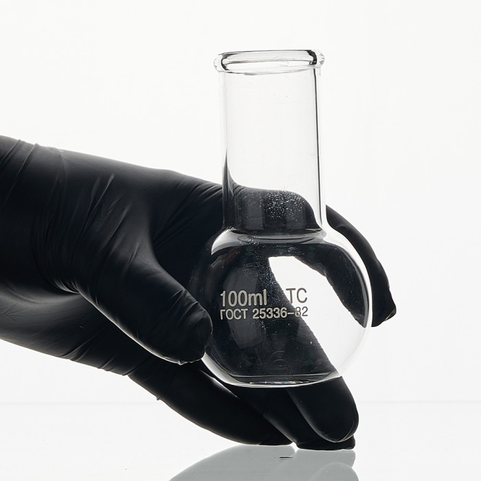 Колба плоскодонная 100 мл, П-2-100-34 ТС