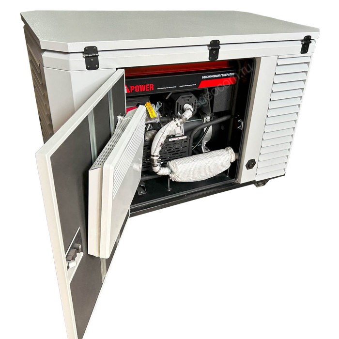 Супертихий зимний кожух для генератора 1700SS RAL 7035