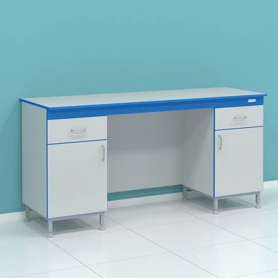 Стол пристенный с дверцами и ящиками под столешницей серии "Стандарт" СТ.СПДЯ.180.60.90 HPL16