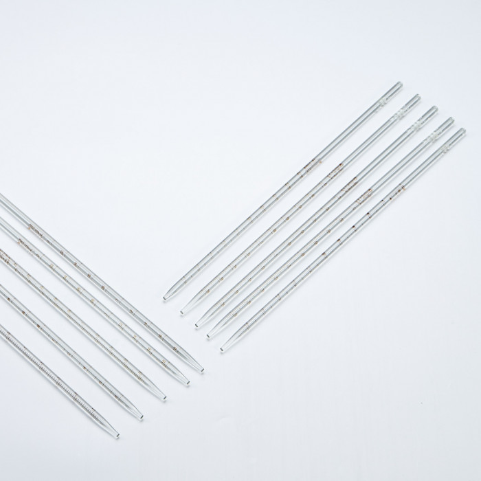 Пипетка градуированная (тип 3 - от верхней нулевой отметки до сливного кончика) 3-2-2-10