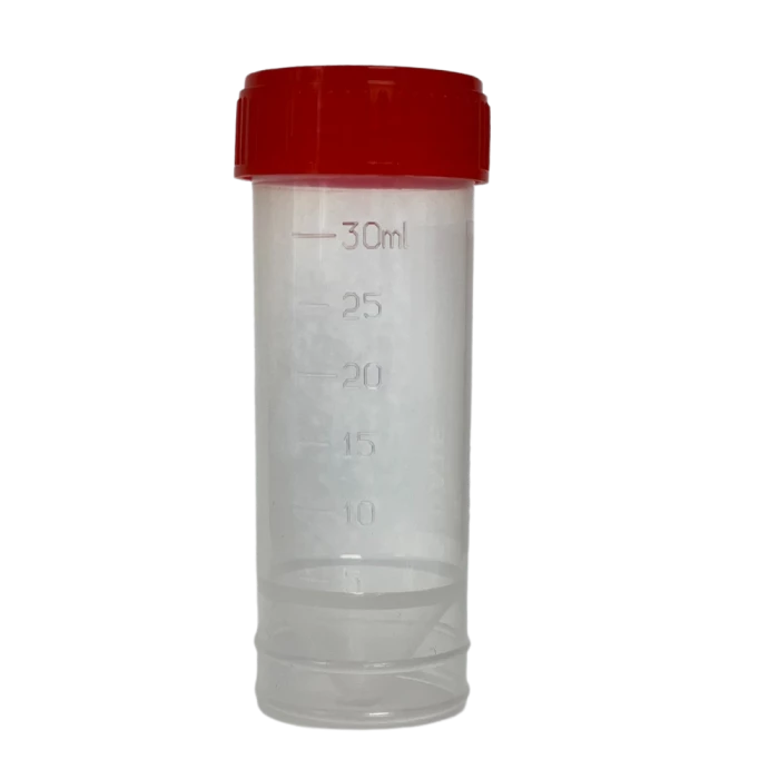 Контейнер 30 мл (конус) для сбора биоматериалов, стерильный, 250шт