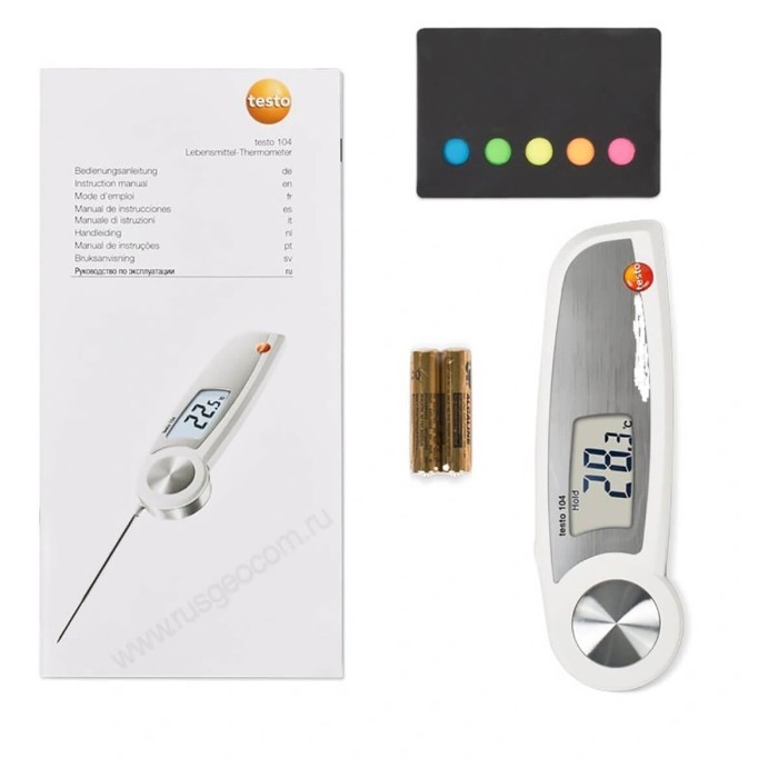 Пищевой термометр Testo 104 с поверкой