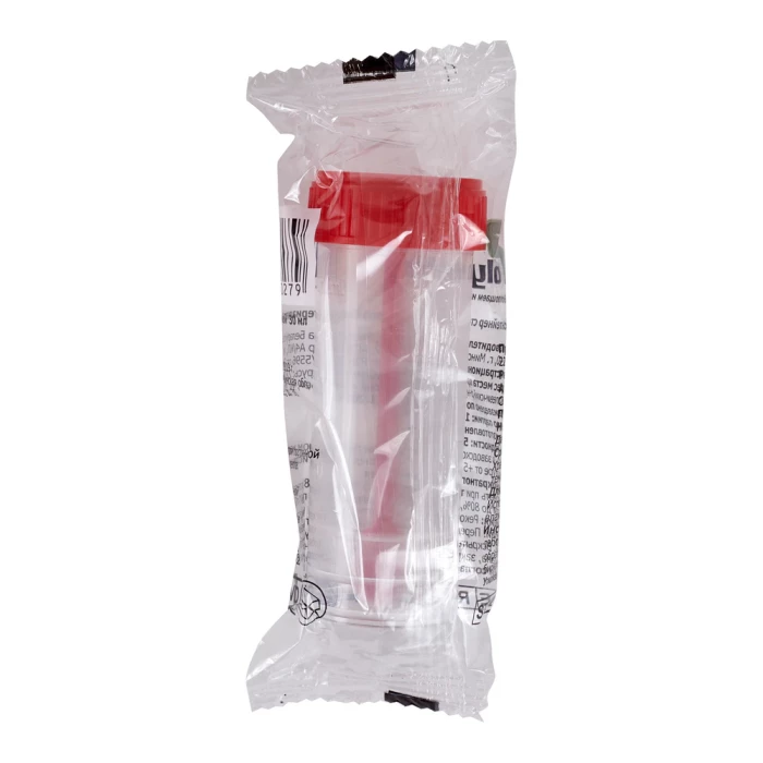 Контейнер 30 мл (конус) для сбора биоматериалов, с ложкой, стерильный, 250шт