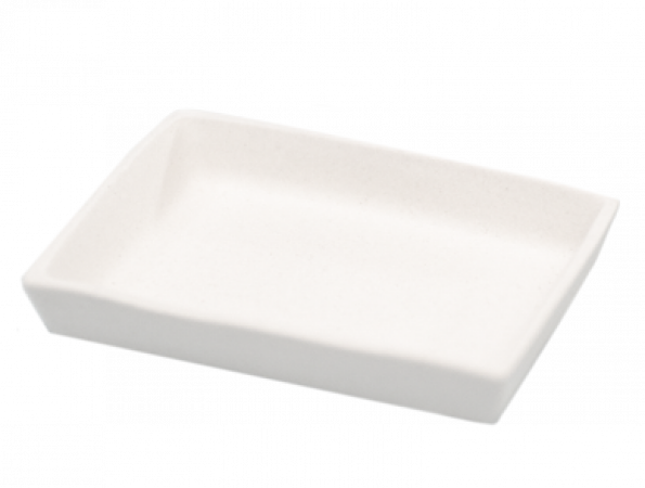 Лодочка зольности фарфоровая №3 (60 мм х 40 мм), ГОСТ 9147-80