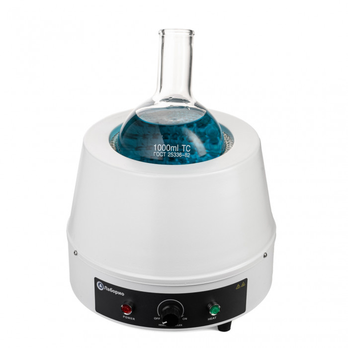 Колбонагреватель 1000 мл, аналоговое управление, нагрев до 380°C, Лаборио HM-1000