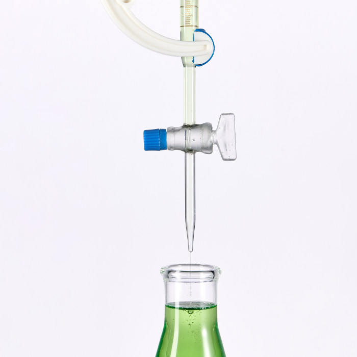 Бюретка с краном (кран с резьбовым уплотнением) 1-1-2-25-0,1