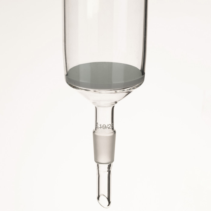 Воронка фильтровальная (Шотта G1) 130 мл со шлифом 19/26, D-38 мм, mesh 80-120, ПОР 160 мкм, ВФ-2-38