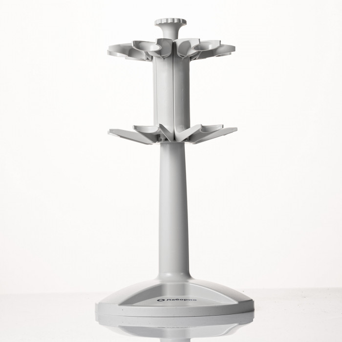 Штатив-стойка для пипеток фиксированного объема Лаборио, на 6 шт. , круглая подставка