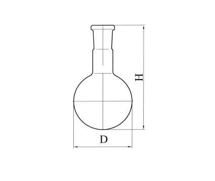 Колба круглодонная Stegler К-1-100-29/32 100 мл, со шлифом