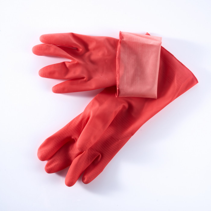 Перчатки резиновые вид 2 (двухслойные)