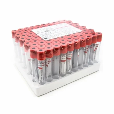 Пробирка вакуумная без наполнителей (для исследования сыворотки), красная крышка 9 мл, 16х100 мм, Greetmed, упак 100 шт.
