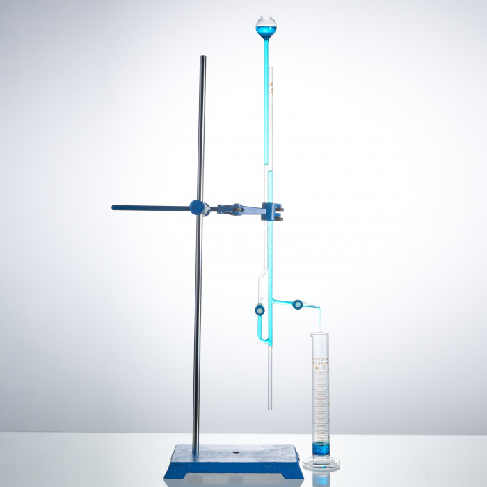 Бюретка с краном (кран с резьбовым уплотнением) 1-2-2-2-0,01 (микробюретка)