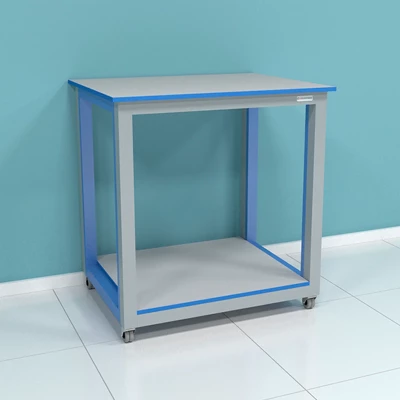 Стол передвижной усиленный с полкой серии "Прагматик" (до 600 кг) ПР.ЛСУ.90.80.75 Н