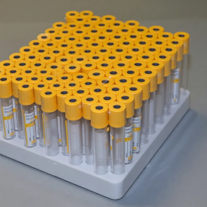 Пробирка вакуумная без наполнителей (для исследования мочи), желтая крышка, Greetmed 9 мл, 16*100 мм, стерил. ПЭТФ, уп.100 шт