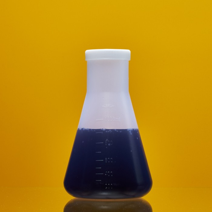 Колба коническая 1000 мл, с дел. с навинч. крышкой, п/п, Лаборио