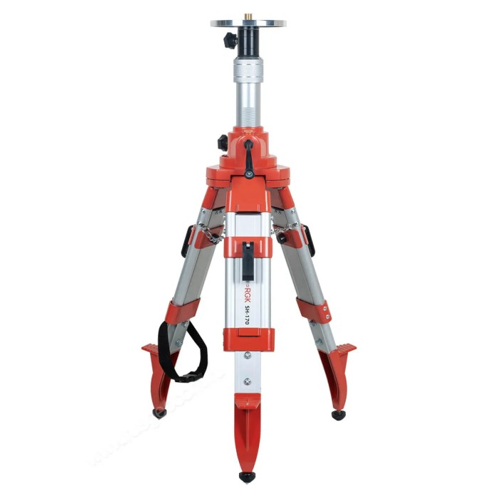 Комплект: ротационный нивелир RGK SP-610G + штатив RGK SH-170 рейка RGK LR-2