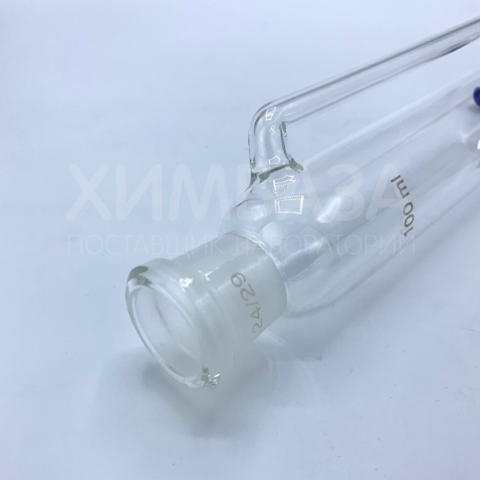 Воронка делительная цилиндрическая ВД-2-100-24/29, с компенсатором давления