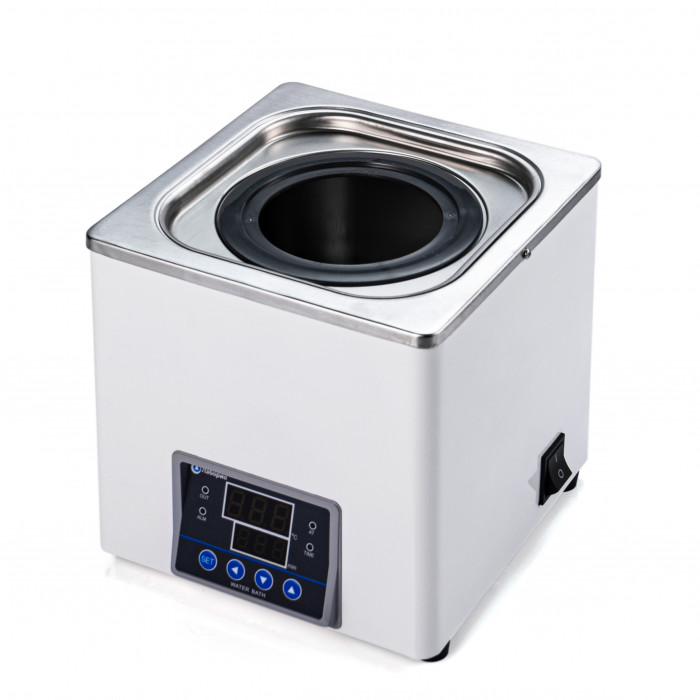 Баня водяная 3 л, рабочая камера 160х160х30 мм, мощность 300 W, нагрев 100°C, Лаборио WB100-1C