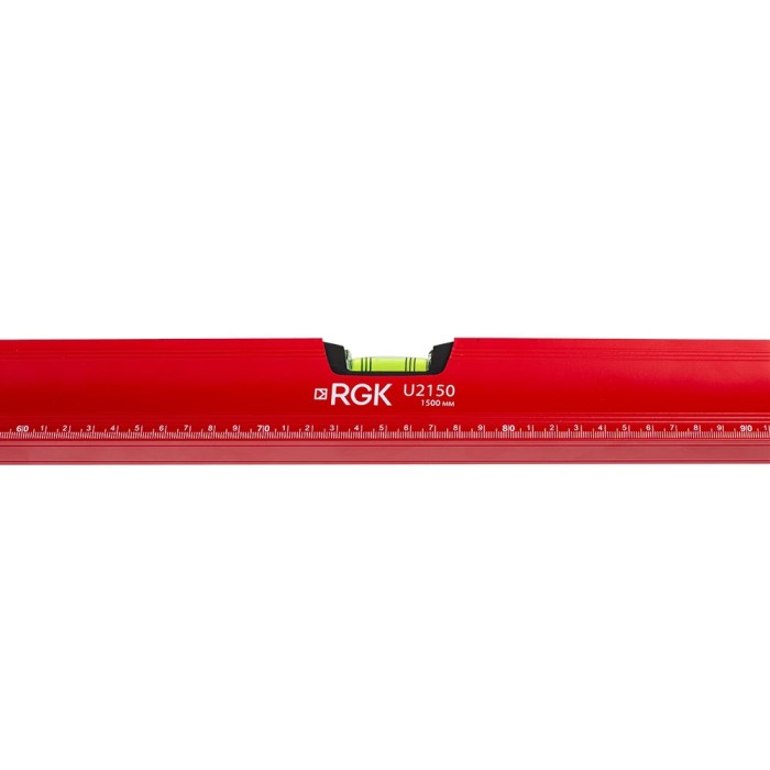 Пузырьковый строительный уровень с магнитом RGK U2150 15 м (150 см)