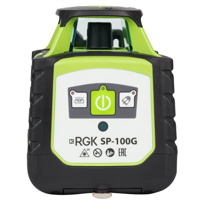 Ротационный нивелир RGK SP-100G с поверкой