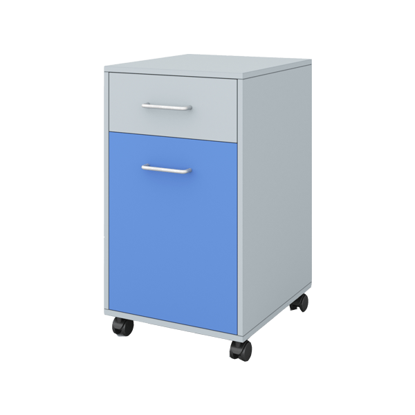 Тумба подкатная серии "Прагматик" (для столов с высотой 750 мм) ПР.ТПН.К.42.47.64