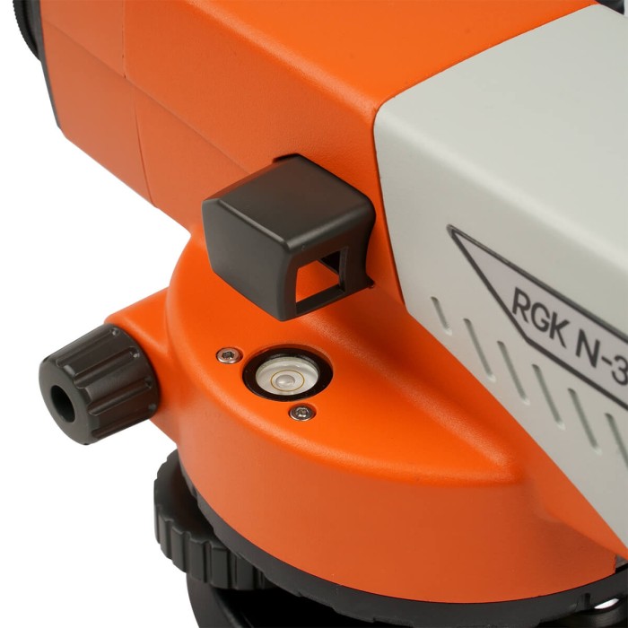 Комплект оптический нивелир RGK N-32 с поверкой + штатив S6-N + рейка AMO S4