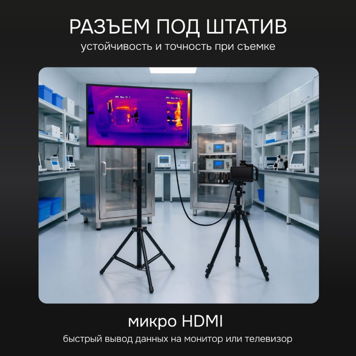 Тепловизор RGK TL-1024 Pro в комплекте с телеобъективами 14° и 7°