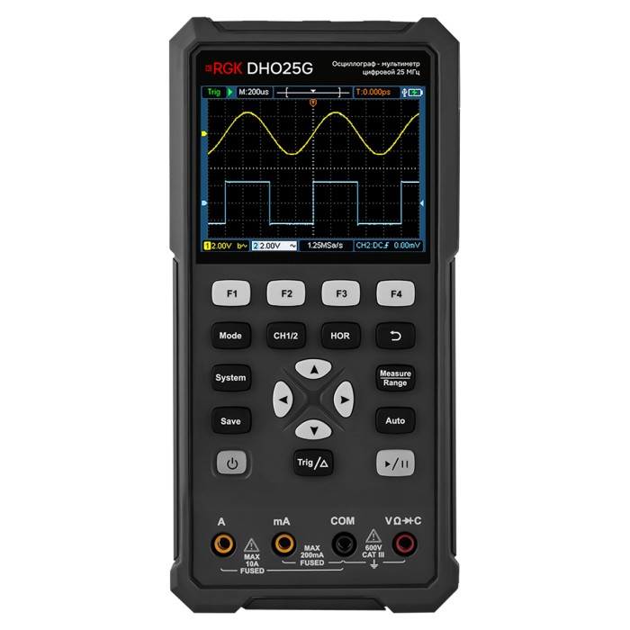 Осциллограф - мультиметр RGK DHO25G