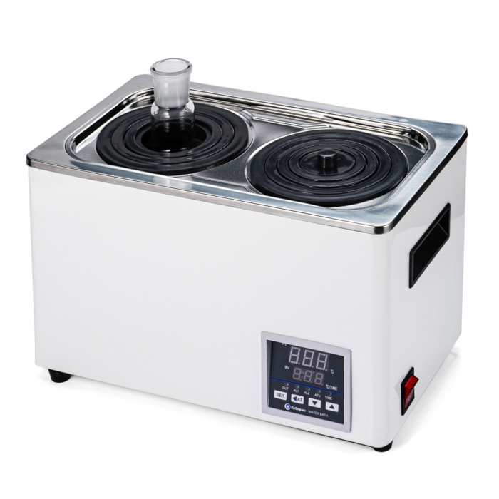 Баня водяная 2-х местная на 6 л, рабочая камера 300х150х140 мм, мощность 600 W, нагрев 100°C, Лаборио WB100-2