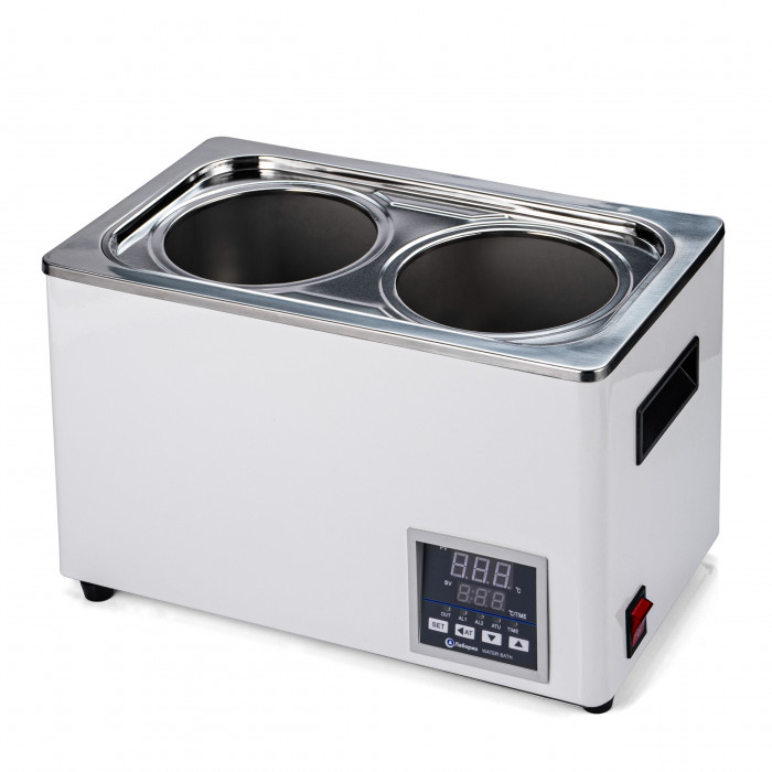 Баня водяная 2-х местная на 6 л, рабочая камера 300х150х140 мм, мощность 600 W, нагрев 100°C, Лаборио WB100-2