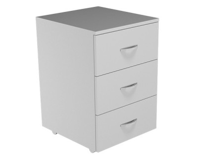 Подкатная тумба с 3 ящиками НВ-400 ТЯн (420×460×600)