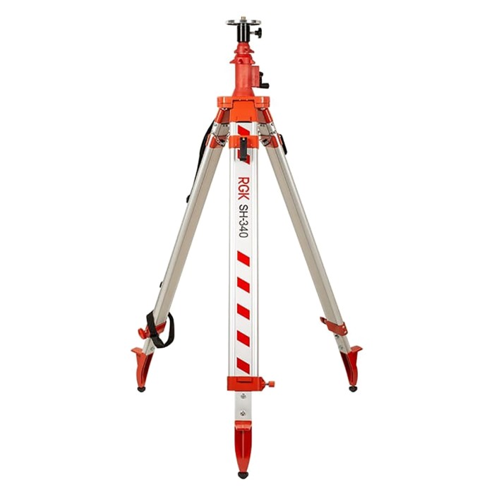 Комплект: ротационный нивелир RGK SP-100G + штатив RGK SH-170 рейка RGK LR-2