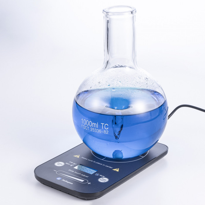 Магнитная мешалка 1000 мл, ультратонкая, Atomic Lab  MMM-15