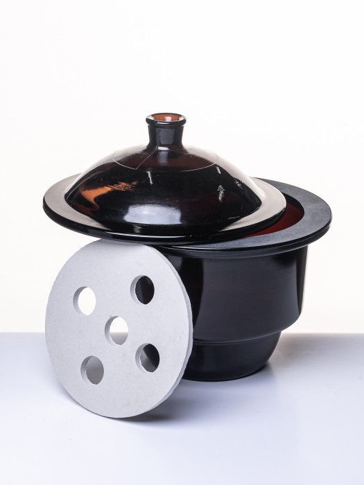 Эксикатор без крана 2-180 мм, темное стекло