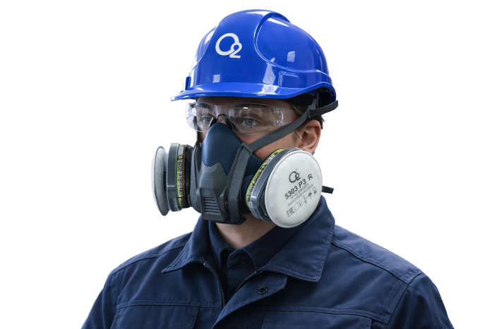 Полумаска с быстрым сбросом O2 8503, размер L