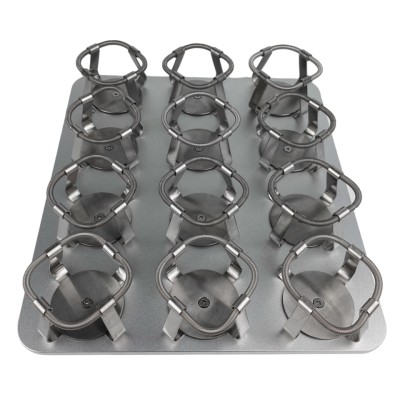 Платформа Stegler TS-FC-A с держателями колб 12×100мл для шейкера POS-12