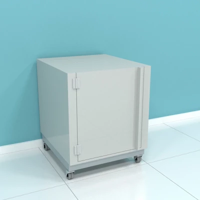 Тумба подкатная с распашной дверцей (под вытяжной шкаф ПП.ШВХ.124) ПП.ТП1Д.124