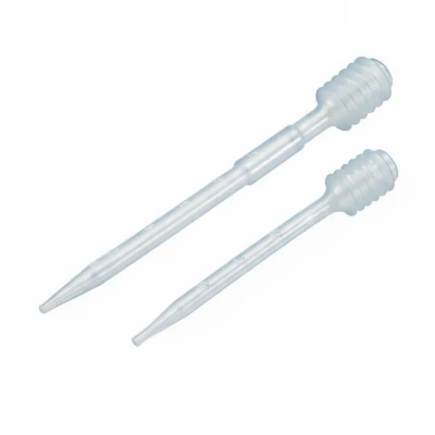 Пипетка для переноса жидкости (Пастера) нестерильная 5 мл, с делениями, с гофрированным резервуаром, уп. 100 шт., Kartell