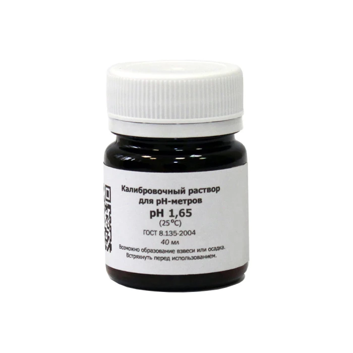 Буферный раствор 40 мл, рН = 1,65 калибровочный для pH-метра