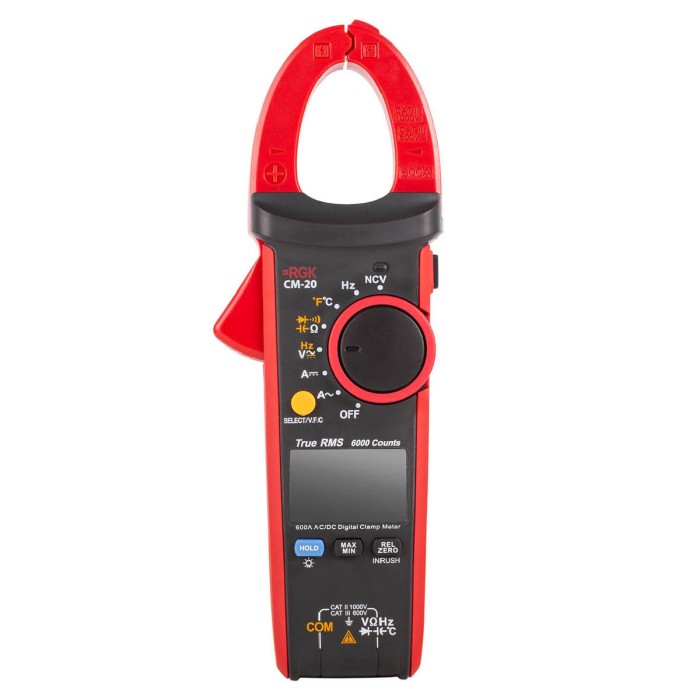 Токовые клещи RGK CM-20 с поверкой
