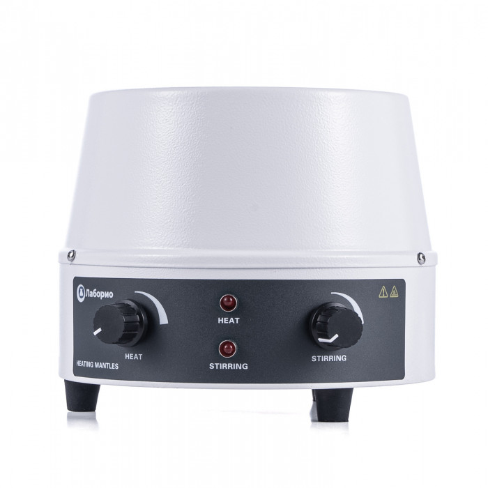 Колбонагреватель с магнитной мешалкой 100 мл, аналоговое управление, нагрев до 380°C, Лаборио HMS-100