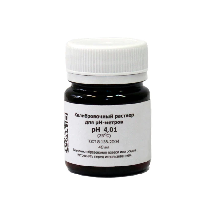 Буферный раствор 40 мл, рН = 4,01 калибровочный для pH-метра