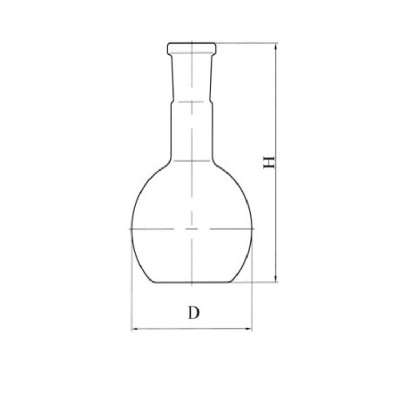 Колба плоскодонная Stegler П-1-1000-29/32 1000 мл, со шлифом