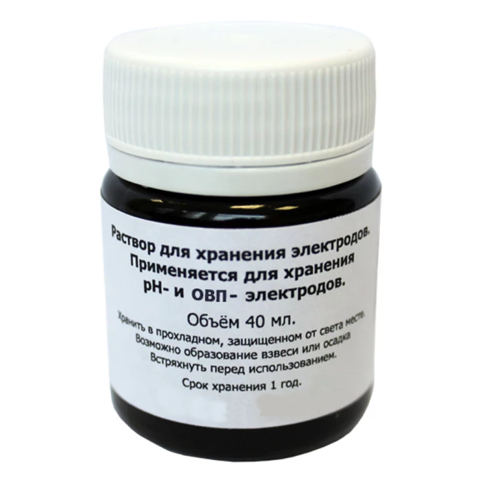 Раствор для хранения электродов 40 мл (3М раствор KCl)
