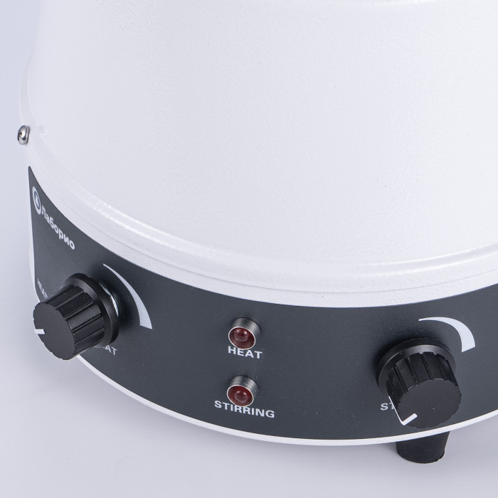 Колбонагреватель с магнитной мешалкой 500 мл, аналоговое управление, нагрев до 380°C, Лаборио HMS-500