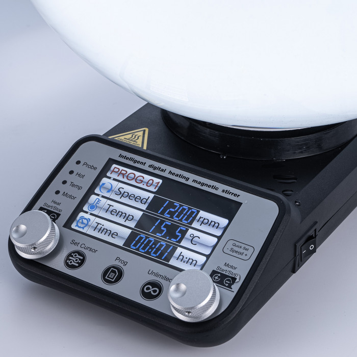 Магнитная мешалка с подогревом 20 л, умная, Лаборио TP-350+ с термодатчиком TP-350RP